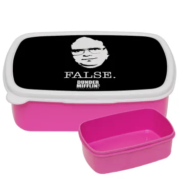 The office Dwight, ΡΟΖ παιδικό δοχείο φαγητού (lunchbox) πλαστικό (BPA-FREE) Lunch Βox M18 x Π13 x Υ6cm