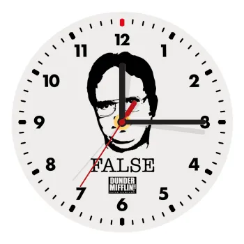 The office Dwight, Ρολόι τοίχου ξύλινο (20cm)