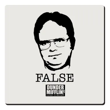 The office Dwight, Τετράγωνο μαγνητάκι ξύλινο 6x6cm