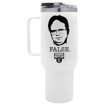 The office Dwight, Mega Tumbler με καπάκι, διπλού τοιχώματος (θερμό) 1,2L