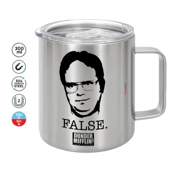 The office Dwight, Mug Stainless steel double wall 300ml