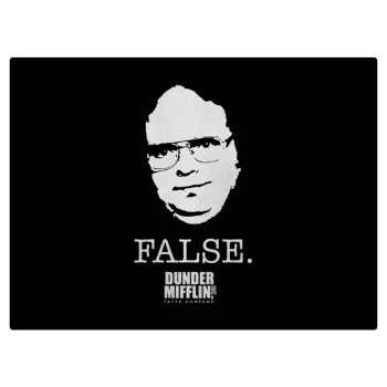 The office Dwight, Επιφάνεια κοπής γυάλινη (38x28cm)