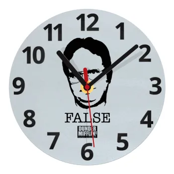 The office Dwight, Ρολόι τοίχου γυάλινο (20cm)