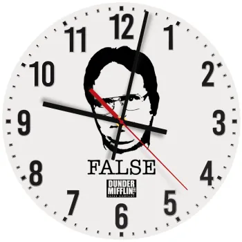 The office Dwight, Ρολόι τοίχου ξύλινο (30cm)