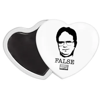 The office Dwight, Μαγνητάκι καρδιά (57x52mm)
