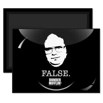 The office Dwight, Ορθογώνιο μαγνητάκι ψυγείου διάστασης 9x6cm