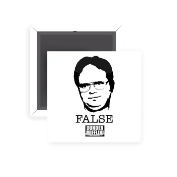 The office Dwight, Μαγνητάκι ψυγείου τετράγωνο διάστασης 5x5cm