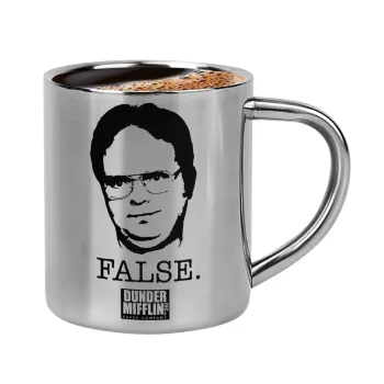 The office Dwight, Double-wall metal cup for espresso (220ml)