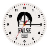 The office Dwight false, Wooden wall clock (20cm)