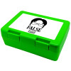 The office Dwight false, Children's cookie container GREEN 185x128x65mm (BPA free plastic)