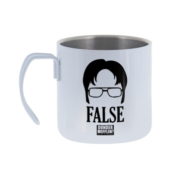 The office Dwight false, Mug Stainless steel double wall 400ml