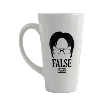 The office Dwight false, Κούπα Latte Μεγάλη, κεραμική, 450ml