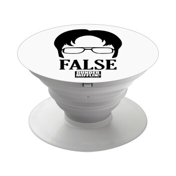 The office Dwight false, Phone Holders Stand  White Hand-held Mobile Phone Holder