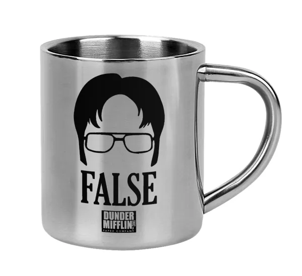 The office Dwight false — Mug Stainless steel double wall 300ml