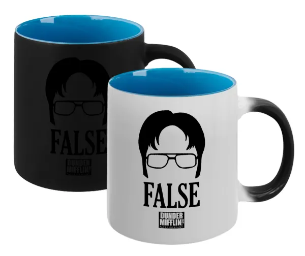 The office Dwight false — Μαγική εσωτερικό μπλε