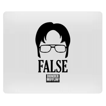The office Dwight false, Mousepad ορθογώνιο 23x19cm