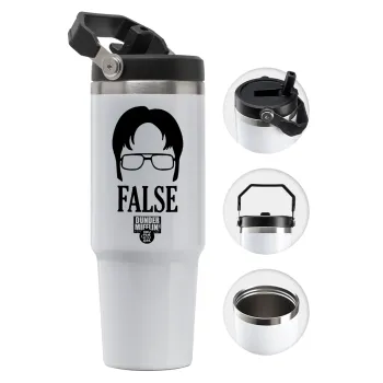 The office Dwight false, Θερμός Ανοξείδωτο 30oz με χερούλι