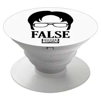 The office Dwight false, Phone Holders Stand  White Hand-held Mobile Phone Holder