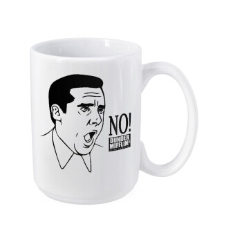 The office Michael NO!!!, Κούπα Mega, κεραμική, 450ml