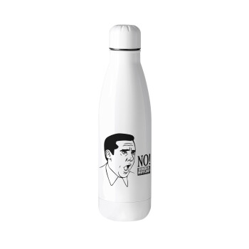 The office Michael NO!!!, Metal mug thermos (Stainless steel), 500ml