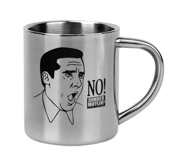 The office Michael NO!!! — Κούπα Ανοξείδωτη διπλού τοιχώματος 300ml