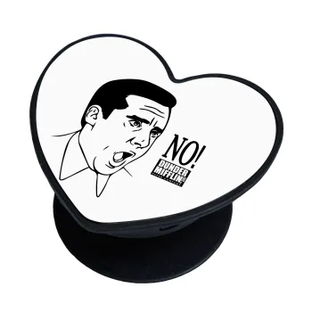 The office Michael NO!!!, Phone Holders Stand  καρδιά Μαύρο Βάση Στήριξης Κινητού στο Χέρι