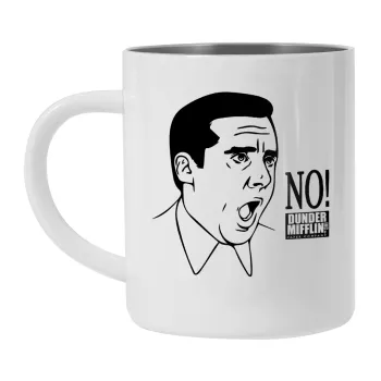 The office Michael NO!!!, Mug Stainless steel double wall 300ml