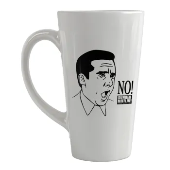 The office Michael NO!!!, Κούπα κωνική Latte Μεγάλη, κεραμική, 450ml