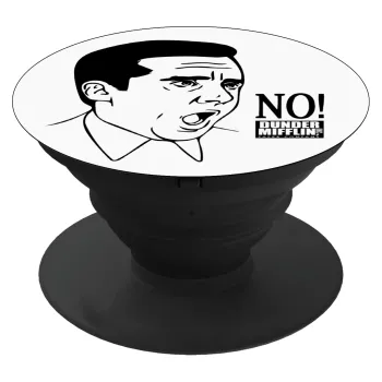 The office Michael NO!!!, Phone Holders Stand  Black Hand-held Mobile Phone Holder