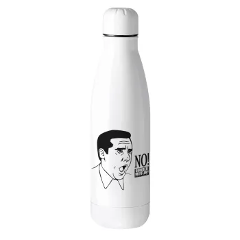 The office Michael NO!!!, Metal mug thermos (Stainless steel), 500ml