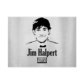 The office Jim Halpert, Επιφάνεια κοπής γυάλινη (38x28cm)