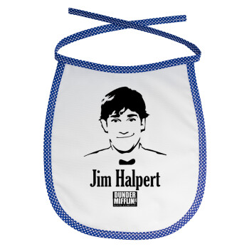The office Jim Halpert, Σαλιάρα μωρού αλέκιαστη με κορδόνι Μπλε