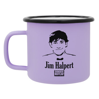 The office Jim Halpert, Κούπα Μεταλλική εμαγιέ ΜΑΤ Light Pastel Purple 360ml