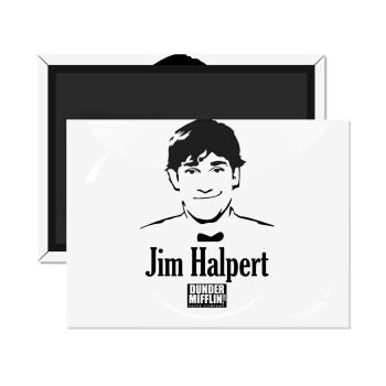 The office Jim Halpert, Ορθογώνιο μαγνητάκι ψυγείου διάστασης 9x6cm