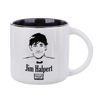 The office Jim Halpert, Κούπα κεραμική 400ml Λευκή/Μαύρη