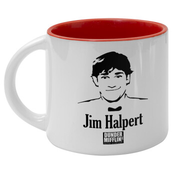 The office Jim Halpert, Κούπα κεραμική 400ml Λευκή/Κόκκινη