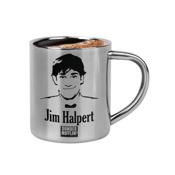 The office Jim Halpert, Κουπάκι μεταλλικό διπλού τοιχώματος για espresso (220ml)