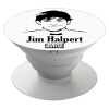 The office Jim Halpert, Pop Socket Λευκό Βάση Στήριξης Κινητού στο Χέρι