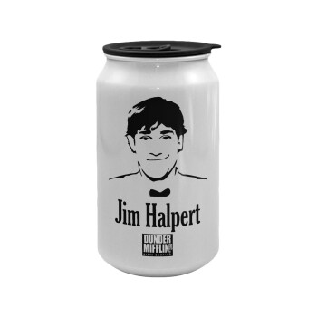 The office Jim Halpert, Κούπα ταξιδιού μεταλλική με καπάκι (tin-can) 500ml