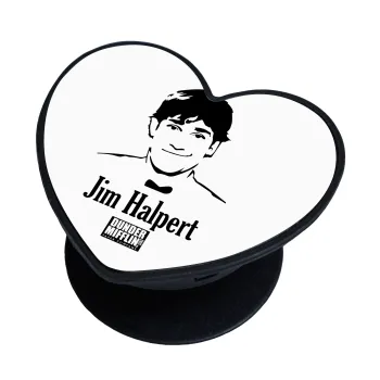 The office Jim Halpert, Phone Holders Stand  καρδιά Μαύρο Βάση Στήριξης Κινητού στο Χέρι