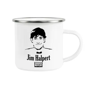 The office Jim Halpert, Κούπα Μεταλλική εμαγιέ λευκη 360ml