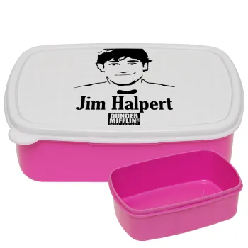 The office Jim Halpert, ΡΟΖ παιδικό δοχείο φαγητού (lunchbox) πλαστικό (BPA-FREE) Lunch Βox M18 x Π13 x Υ6cm