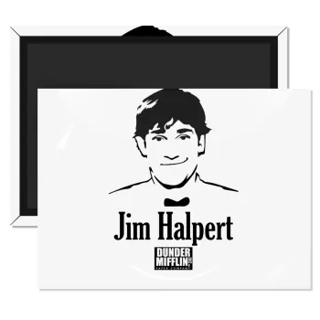 The office Jim Halpert, Ορθογώνιο μαγνητάκι ψυγείου διάστασης 9x6cm