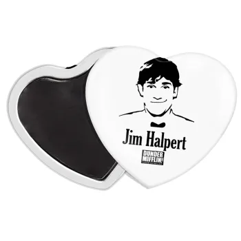 The office Jim Halpert, Μαγνητάκι καρδιά (57x52mm)