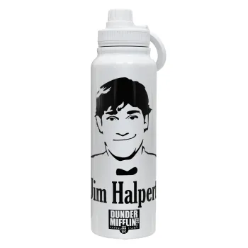 The office Jim Halpert, Θερμός 1L Ανοξείδωτο με Βάση Κινητού & Διπλά Τοιχώματα