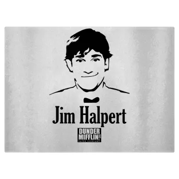 The office Jim Halpert, Επιφάνεια κοπής γυάλινη (38x28cm)