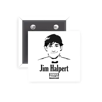 The office Jim Halpert, Κονκάρδα παραμάνα τετράγωνη 5x5cm