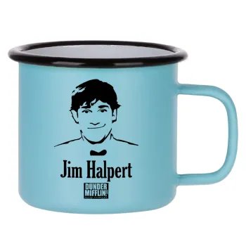 The office Jim Halpert, Κούπα Μεταλλική εμαγιέ ΜΑΤ σιέλ 360ml