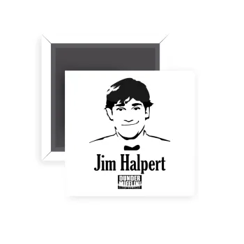 The office Jim Halpert, Μαγνητάκι ψυγείου τετράγωνο διάστασης 5x5cm