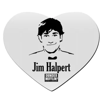 The office Jim Halpert, Mousepad heart 23x20cm